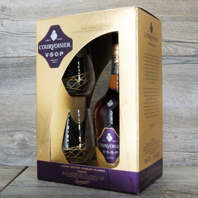 Courvoisier Vsop Cognac Geschenkedition Mit 2x Glasern 0 7l 40 Ebay