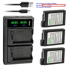 Kastar PSP110 Battery LTD2 Charger for Sony PSP-1000G1W PSP-1001 PSP Playstation