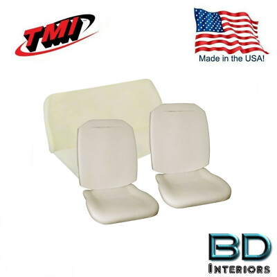 1974-76 VW Volkswagen Bug Super Beetle Molded Seat Foam Front and Rear Sedan