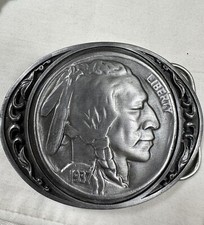 Native America Belt Buckle 1988 Siskiyou Buckle Company