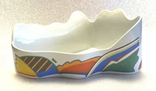 Abstract Thomas Rosenthal Germany 80's Memphis Modern Atelier Collection Bowl