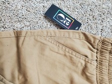 Boys 12C joggers tan size small NWT