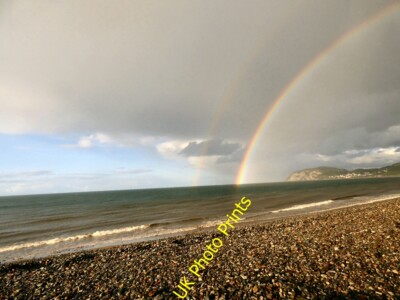 Foto 6x4 Llandudno Regenbogen (7 von 12) Jetzt ein definitiver doppelter Regenbogen über c2015