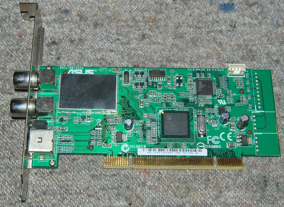 ASUS Tiger MyCinema DTV+FM tuner card PCI PAL SECAM w MYC-P7131H/FM/DVBT WORK - Image 4 of 4