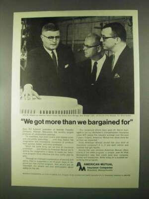 1967 American Mutual Insurance Ad - We Got More Than
