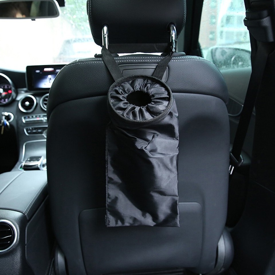 Multifunctional Oxford Cloth Car Trash Holder Bag For Seat Back Storage