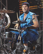  CHAD SMITH RED HOT CHILI PEPPERS DRUMMER HAND SIGNED 8X10 PHOTO 14 w/COA RHCP