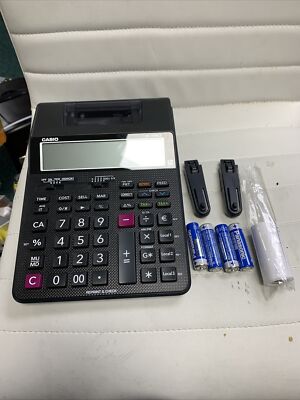 Casio HR150RCE-WA 12 Digit Display Printing Calculator *USED ONCE* UK