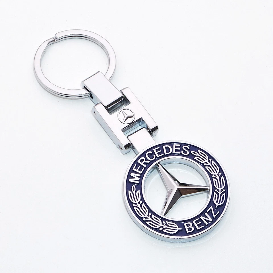 3D Para Mercedes-Benz AMG Sport Logo Aleación Coche Hogar Llavero Anillo Decoración Regalo Foto 2 de 4