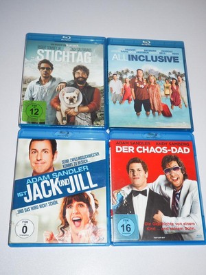 Comedy 4-Film Collection Blu-ray: Stichtag, Chaos Dad, Jack & Jill [SEHR GUT]