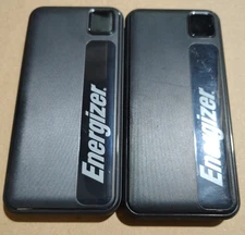 2x Energizer - MAX 10,000mAh 15W USB-C 3-Port Universal Portable Power Bank