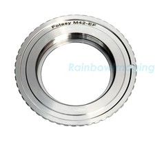 Copper M42 Screw Mount Lens to Canon EF EFS Adapter Rebel T7 T6s T6i T6 T5i T5