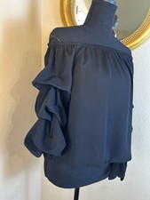 Express Women s Small Black Off Shoulder- Lan...