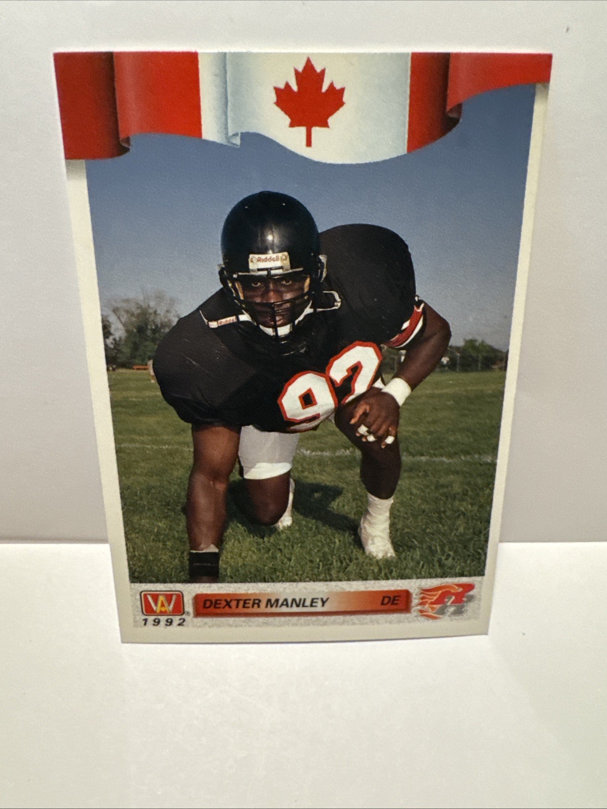 1992 All World CFL Canadian Football League Dexter Manley Ottawa Rough Riders