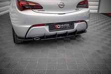 Heckansatz Diffusor passend für Opel Astra GTC OPC-Line J schwarz-rot