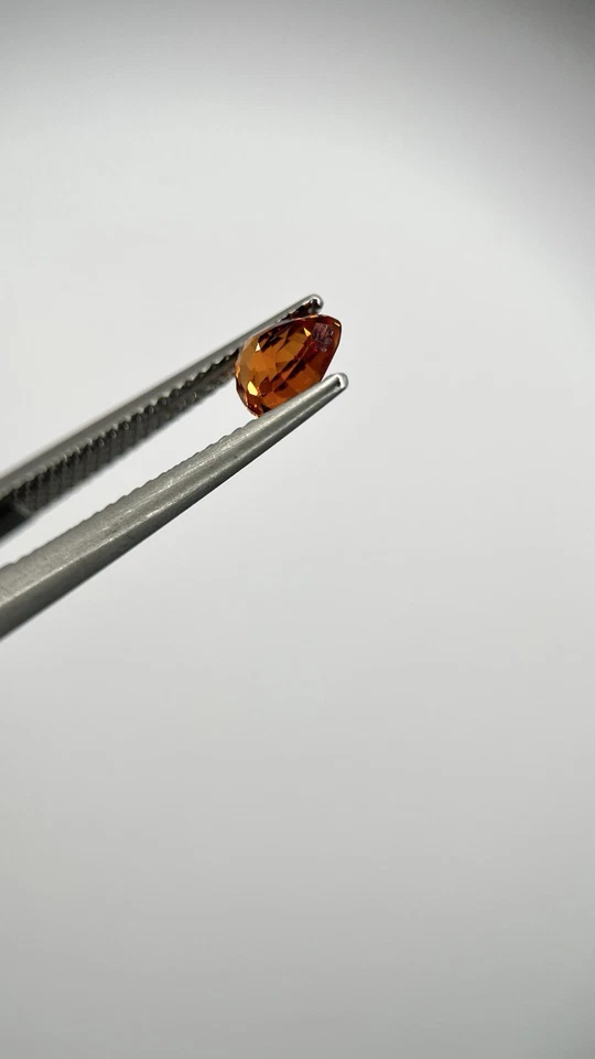 💎1.05ct Oval Natural Orangish Spessartite Garnet Africa Gem - Image 3 of 4