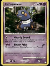 Croagunk Common Mysterious Treasures 78/123 Psychic Pokemon Card