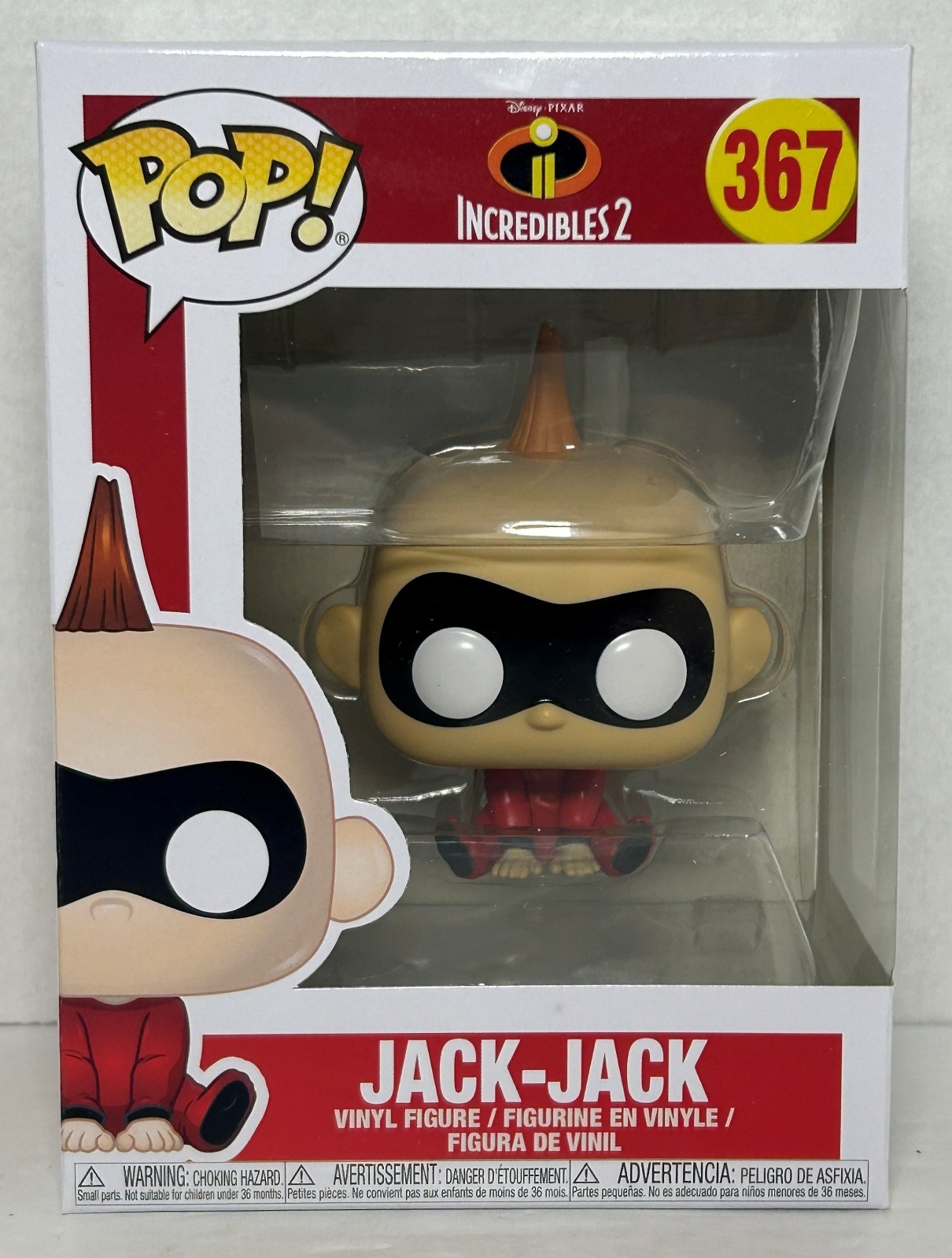 Funko Pop! Disney Incredibles 2 #367 Jack-Jack NEW IN BOX with Protector 2018