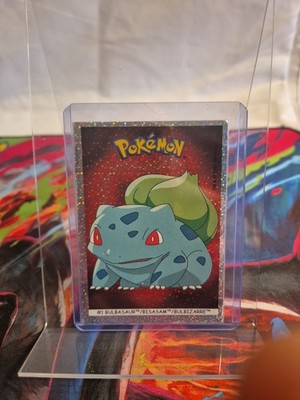 Dunkin Boomer Pokémon Bisasam Holo Sticker Near Mint/Excellent Rare #1