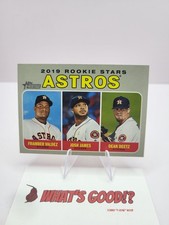2019 Topps Heritage - Rookie Stars Framber Valdez, Josh James, Dean Deetz...