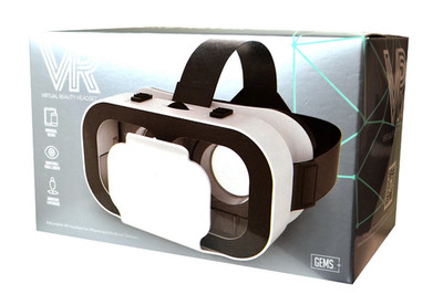 NEW Gems VR Virtual Reality Headset / Goggles Use w/ iPhone & Android Free Ship