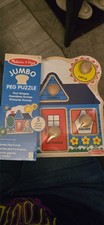 Melissa  Doug First Shapes Jumbo Knob Wooden Peg Puzzle