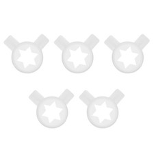 5PCS Ugelli per Gelatiera a Forma di Stella Ugelli per Servizio Morbido per Ristorazione Immersioni...