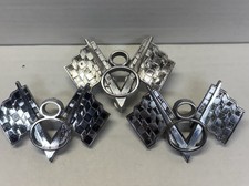 Studebaker V8 Cross Flags Emblem 1320133 Roth Qty 3