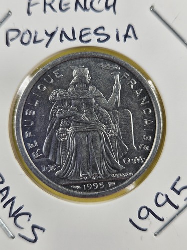 MONETE - POLINESIA FRANCESE - 2 FRANCHI 1995 - Foto 2 di 4
