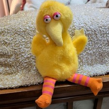 vintage 1970s Knickerbocker Sesame Street Big Bird plush toy