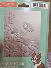 Simon Says Stamp FRESH DAISIES 3D Embossing Folder A2 SF281
