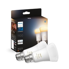 Philips Hue White Ambiance Smart Bulb Twin Pack LED 2 Pack,