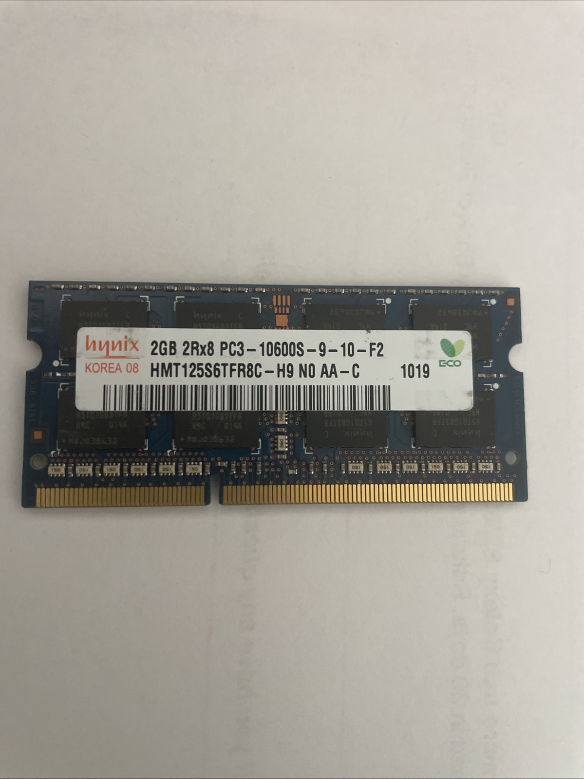 2GB DDR3 1333 MHz 2Rx8 PC3-10600S SODIMM 1.5V 204 Pin Laptop Memory SK Hynix