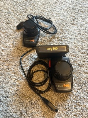 INDY 500 + paire de Driving Controllers x 2 pour Atari 2600