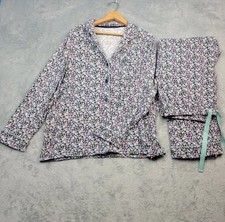 Vera Bradley Womens Pajama Set Floral Cotton Sleepwear Lounge