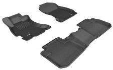 3D MAXpider Custom Fit Kagu Black 1st / 2nd Row Floor Liners for Subaru Forester