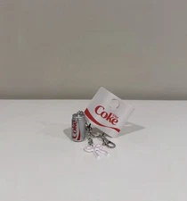 Diet Coke Graphic Keychain Charm with Pink Bow Target Exclusive
