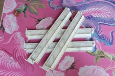 NEW! Set of 4 White Marble Acrylic Mahjong Ra...