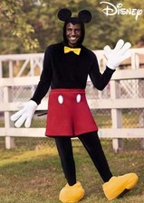 Deluxe Disney Mickey Mouse Costume for Adults Size M DEFECT 