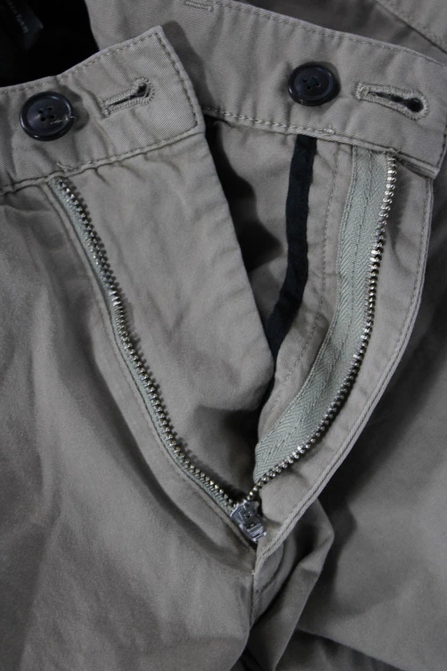 Pantalones Cortos Informales Theory Para Hombre Algodón Cremallera Botón Forrados Marrón Talla EUR 32 Foto 4 de 4