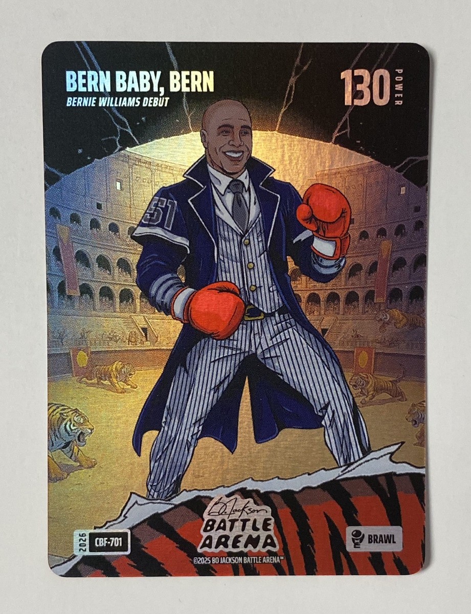 2026 Bo Jackson Battle Arena BRAWL BERNIE WILLIAMS BERN BABY BERN