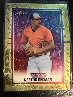 2025 Leaf Vivid Nestor German # d 1/1! Gold!