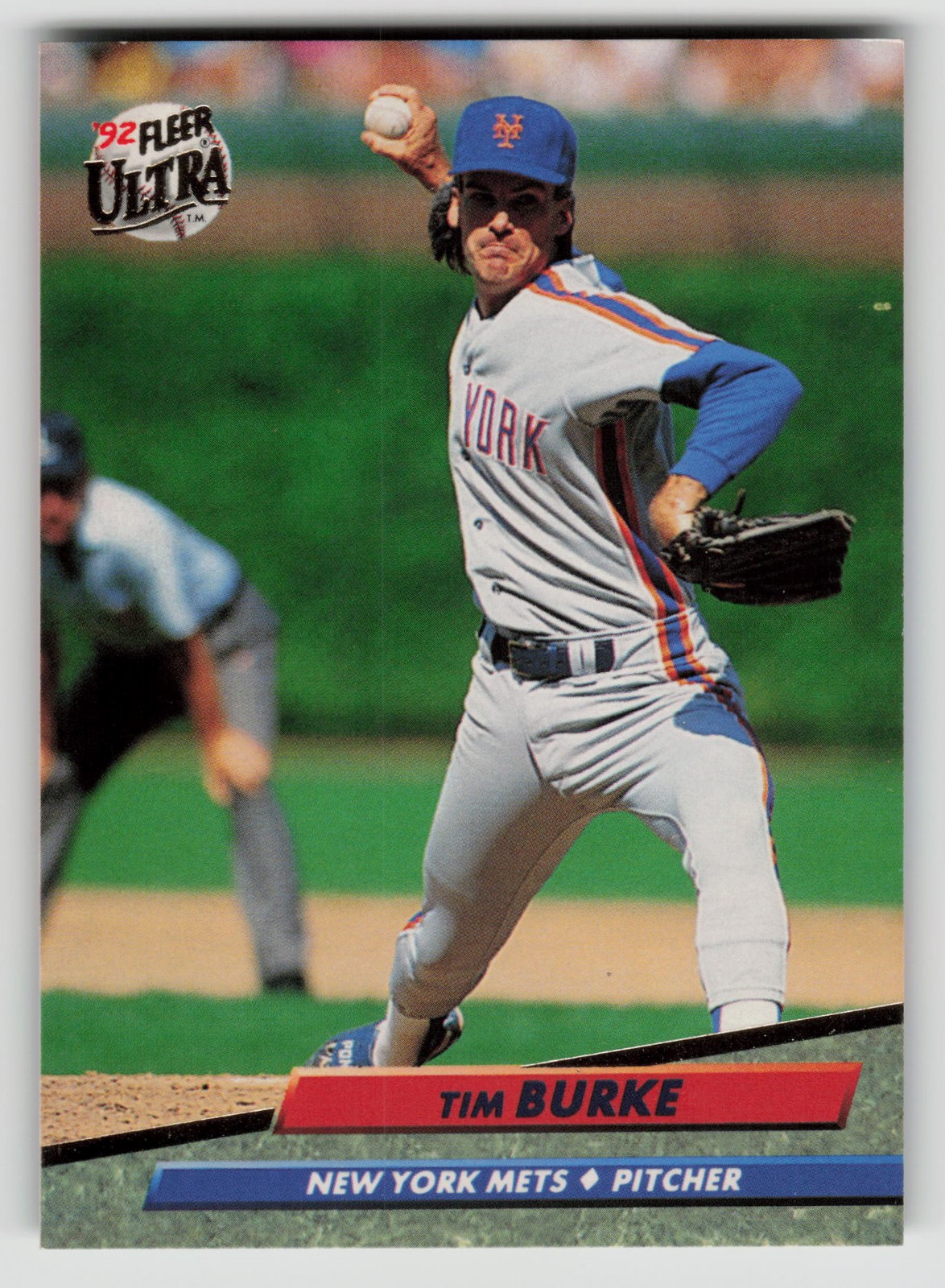 Tim Burke 1991 Ultra Update #U-95 New York Mets