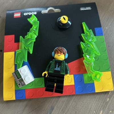 Lego Crocs Jibbitz 5 Stück mit Minifiguren und Blitz Charms Legoland Windsor