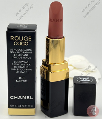 CHANEL Rouge Coco 105 Mayfair, Longwear Satin Hydrating Lipstick 