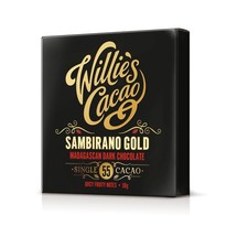 Willies Cacao - 55 Sambirano Dark Chocolate bar - 50g - Juicy fruity notes - ...