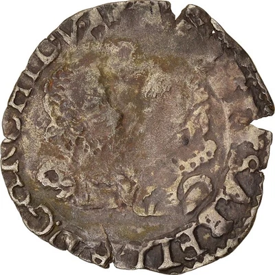[#868402] Coin, Spain, Franche-Comté, Albert & Isabella, Carolus, 1616, Dole, VF - Image 1 of 2