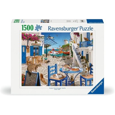 Katze von Mykonos Puzzle - 1500 Teile - Brandneu & Versiegelt