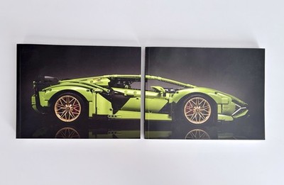 LEGO TECHNIC 42115 Lamborghini Sian FKP 37 - 2 Manuals ONLY, Retired