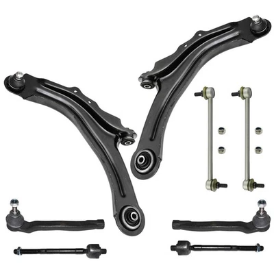 2 brazos de suspensión 2 barras de acoplamiento 2 barras de acoplamiento eje delantero para Renault Megane II delantero - Imagen 1 de 4